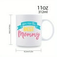 thumbnail image 6 of 11 Oz White Ceramic Cup - Interesting Mother Element Gift, 6 of 6
