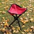 thumbnail image 4 of QHUDLV Outdoor Tripod Stool Portable Foldable Small 3-Legged Canvas Chair for Hiking Camping Fishing Picnic Beach BBQ Travel Backpacking Garden Seat, 4 of 5