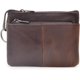 thumbnail image 1 of Monedero de cuero genuino para mujer, minimonedero con cremallera, llavero con doble cremallera, 1 of 4