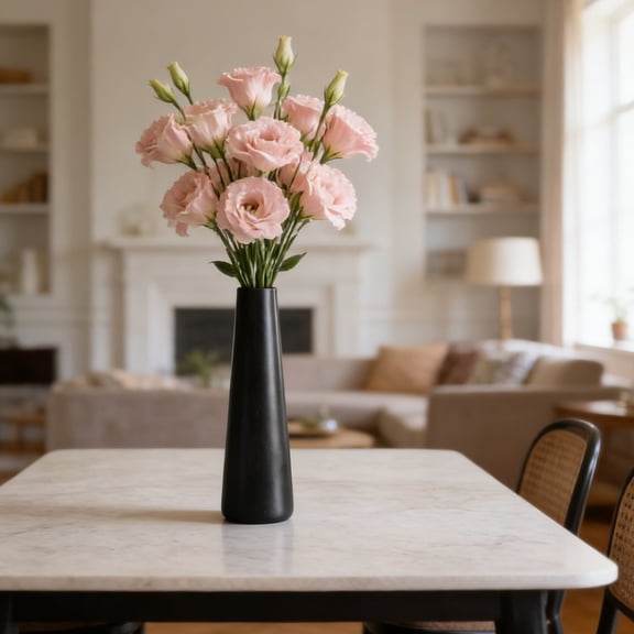 Bcylexb Tall Modern Vase 10.6 Inch Slim Flower Vases Minimalist Style Vase for Living Room Office Centerpiece Table Wedding Party