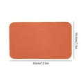 thumbnail image 3 of Orange Leather Car Armrest Pad Central Console Cover Elbow Support Cushion, 3 of 6
