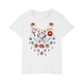 thumbnail image 4 of HVOBBTY T-shirt Décontracté à Manches Courtes pour Tout-Petits, T-shirt Mode à Col Rond Imprimé pour Garçons, Manches Courtes Blanc, 3 Ans, 4 of 4