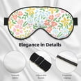 thumbnail image 4 of PAYOHTO Floral Colour Pattern Soft Sleep Mask Comfort Pure Silk Eye Cover for Travel Office Camping, 4 of 7