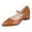 Brown, variant on Aayomet Crock Thongs Fashion Summer And Autumn Women Casual Shoes Pointed Toe Buckle Solid Color Low Heel Thick Heel,Black 8