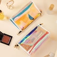 thumbnail image 1 of Bolsas de Cosméticos Ganfancp PVC Transparente con Cremallera y Asa Portátil, 1 of 7