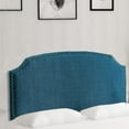thumbnail image 6 of Benzara Hasselt Transitional Full queen Headboard, Dark Teal Finish-Color:Dark Teal, 6 of 6