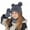 Black, variant on ievspot Kids Winter Hat Gloves Scarf Set with Pom Fleece Lined Neck Warmer Mitten Set for Girls Boys Ages 4-10 Outdoor Accessories