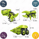 thumbnail image 4 of Dinosaurio Robot Solar Juguetes De Robot Solar Para Niños Verde, 4 of 5