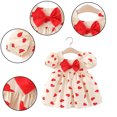 thumbnail image 2 of LYMAYTER Girls Infant Princess Dresses Summer Short Sleeve Tutu Skirt Baby Cute Bowknot Dress for 6 Months - 3 Years, 2 of 10