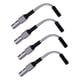 thumbnail image 1 of Juego 4 Tubos De Fideos De Freno De Bicicleta Guía De Cable -Freno De Bicicleta + Tornillos Ajustables, Bicicleta De Carretera De Montaña De R Macarena Cables de freno de bicicleta V, 1 of 8