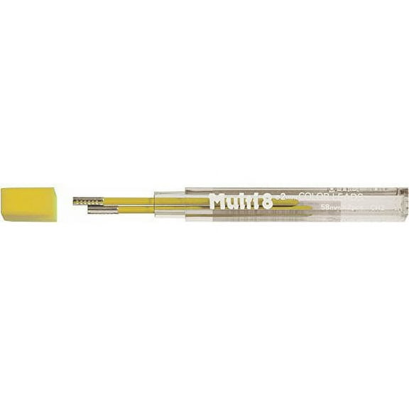 COLOUR PENCIL LEAD REFILL 2.0MM YELLOW 2PC TUBE