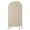 Beige, variant on Green Solid Color Wedding Arch Cover, Stretchy Spandex Arch Backdrop Stand Covers 4 FT, Modern Minimalist Pure Color Round Top Arched Backdrop Cover for Birthday Party Ceremony Baby Shower Event