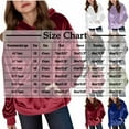 thumbnail image 3 of Grblisyd Hoodies for Teen Girls Youth Long Sleeve Velvet Tween Tops Cute Graphic Hoodie Sweatshirts Drawstring Pullover Trendy Girls Hoodies Kids 10-12 Pink 120, 3 of 6