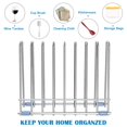 thumbnail image 4 of IDEATECH Reusable Storage Bags Rack, Stainless Drying Rack for Reusable Bags, Books, Makeup Brush, Silver, 4 of 8