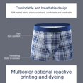 thumbnail image 5 of Men's Boxer Shorts, Comfortable Cotton Boxers, Cotton Checks Multicolor Boxers For Men, Multi Pack, 5 of 7