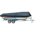thumbnail image 2 of waltyotur 17-19FT 600D Black Heavy Duty Marine Grade Trailerable Boat Cover Replacement for V-Hull Tri-Hull Runabout Boat Cover, 2 of 6