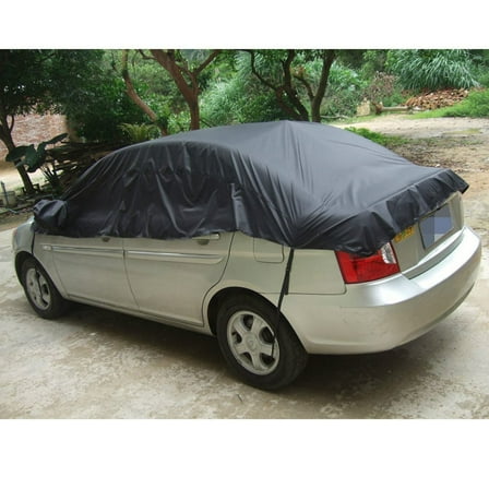 Pawsdot Black Car Cover Protector for Convertibles Weather Damage Shield