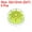 Lime, variant on 5 Packs Round Bubble Level 32x12mm Mini Circular Precision Spirit Levels, White