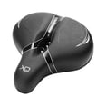 thumbnail image 4 of Asiento de bicicleta cómodo, cojín para sillín de bicicleta, ejercicio Universal para mujeres y hombres, transpirable, impermeable, para ciclismo al , Argenta negra, 4 of 8