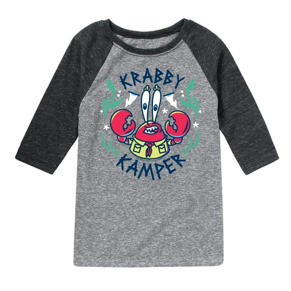 Kamp Koral - Krabby Kamper - Toddler & Youth Raglan Graphic T-Shirt