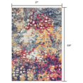thumbnail image 2 of HomeRoots Home Decor 2’ x 18’ Multicolored Abstract Painting Runner Rug Multi, 2 of 7
