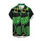thumbnail image 3 of Camisas casuales Camisa de playa con trébol verde de la suerte Blusas hawaianas de moda para hombres Ropa personalizada de talla grande Camisetas de manga corta para hombre, 3 of 5