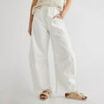thumbnail image 6 of Women'S Trendy Low Waisted Wide Leg Jeans - Vintage, Mid Rise, Baggy White M, 6 of 9