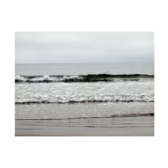 Canvas Wall Art - Clive Branson 'Wave Ns' Wall Art for Living Room, Bedroom, or Office Décor by Trademark Fine Art - 19 x 14 Inches