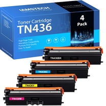 TN436 High Yield Toner Cartridge Compatible for Brother TN-436 TN-436BK TN433 TN431 MFC-L8900CDW L9570CDW HL-L8360CDW L8360CDWT L9310CDW Printer Ink Black Cyan Magenta Yellow