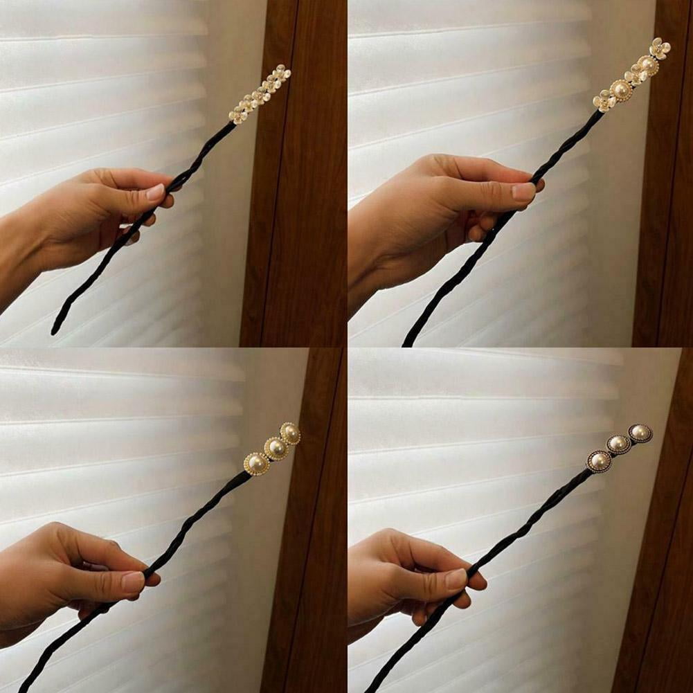 1pcs Fashion Super Fairy Pearl Hair Tie Hair Set H7D1