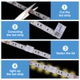 thumbnail image 4 of 10 Pcs Conectores de Tira LED de 4 Pines en forma de T de 8 mm sin soldadura y terminales extensibles para luces LED RGB, 4 of 5