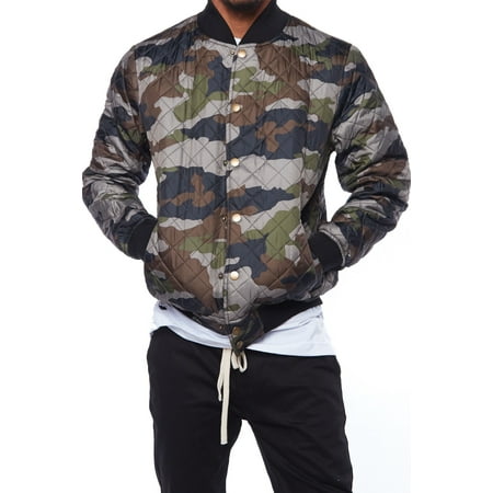 - Mens Quilted Bomber Jacket BTL0906-S-Camo