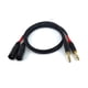 thumbnail image 1 of Cable Suanqi TRS macho a XLR macho de 6,35 mm, 3 pines, 60 cm, 1 of 4