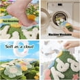 thumbnail image 3 of 45*70cm Cute Small Bath Mat Non Slip Absorbent Bath Floor Mat, Soft Rug Washable Shower Mat Bathtub Mat Aesthetic Bath Mats for Bathroom - Style 1, 3 of 5