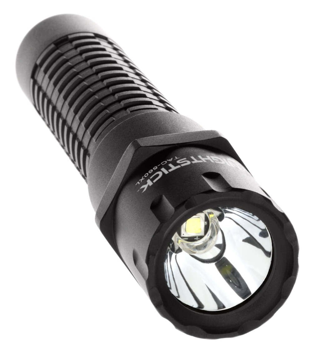 Nightstick TAC-560XL Xtreme Lumens Metal Multi-Function Tactical Flashlight-Rechargeable, 6.25", Black