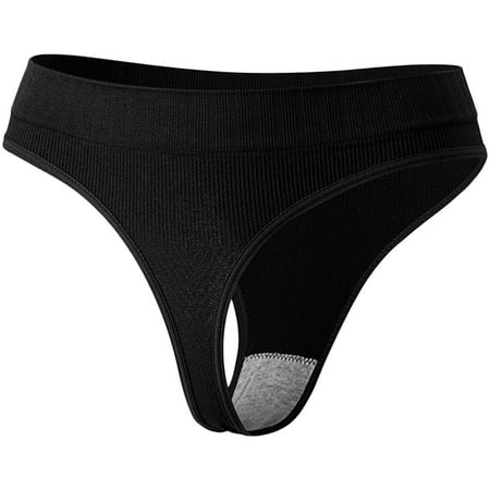 Xiaoxatg Sexy Panties for Women European And Thong Large Size Seamless Sexy Elastic T Pants Seamless Solid Color Comfortable Sports Low Waist Underwear Women Panties plus Size Boxes