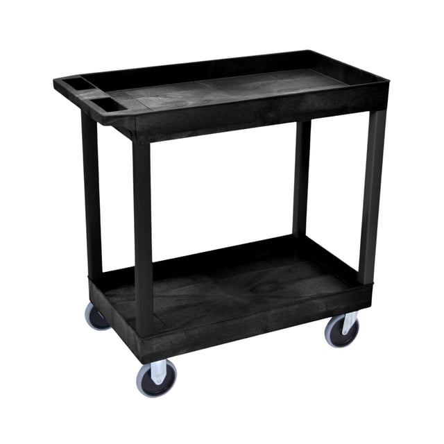 Carrito para bañera Luxor EC11HD-B, 32 x 18 cm, dos estantes, 125 kg de capacidad