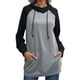 thumbnail image 1 of Sudadera De Mujer Otoño Invierno Jersey Manga Larga Cómodo Transpirable Simple Casual Sudadera Con Capucha Gris L, 1 of 6