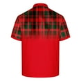 thumbnail image 5 of WAVSUF Men Lapel polo Shirt Soft Pique Polos for Mens T-Shirt Red Size 3XL, 5 of 5