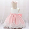 thumbnail image 6 of Bnwani Skirts Girls Toddler Long Set Bow Party Gown Skirt Girl Embroidery Bowknot Net Yarn Dresses 18M, 6 of 9