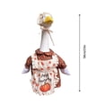 thumbnail image 3 of Qwtwty Thanksgiving Garden Goose Costume for 23" Geese Statue, Farmhouses Lawn Goose Decorative Outfit for Outdoor Patio Yard Garden Holiday Party Decor, 3 of 7