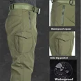 thumbnail image 5 of Traje impermeable de lana para invierno, conjunto de chándal para senderismo para hombre, chaqueta Softshell, chaqueta térmica para acampar, traje táctico, ropa de pesca, 5 of 5