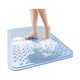 thumbnail image 1 of Alfombrilla para Baño Antideslizante 70 x 40 cm Tapete de Baño para Ducha Masaje de Pies Tapete para Regadera con Ventosas y Orificios de Drenaje Alfombrilla para Bañera de Silicona (Azul Claro), 1 of 4
