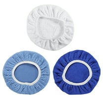 Scrubber Brush Small, Easeky Car Polisher Pad Bonnet 8Pack, Microfiber Buffing Pad Cover - 9-10 Inch Soft Polishing Bonnet, Auto Detailing Scrubber Brush Set Cleaning Brush Drill Attachment