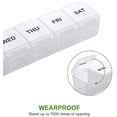 thumbnail image 5 of Extra Large Weekly Pill Organizer 2 Pcs, Sukuos Xl Daily Pill Cases, 5 of 5