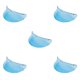 thumbnail image 1 of Riwesomey Visera para casco de moto con 3 broches, visera parasol UV, azul transparente Type2 NO2, 1 of 1