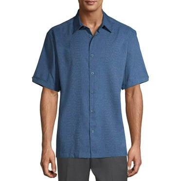 Arrow Men's Hamilton Poplin Wrinkle Free Short Sleeve Shirt - Walmart.com