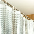 thumbnail image 6 of VACUSHOP 72"x72" EVA Clear Shower Curtain Liner, Water Repellent Mould Proof Shower Curtain for Bathroom Shower Stall, 3D Water Cube, 6 of 14