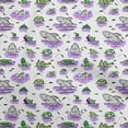 thumbnail image 1 of oneOone Polyester Spandex Medium Purple Fabric Beach Hawai Diy Clothing Quilting Fabric Print Fabric By Yard 56 Inch Wide, 1 of 4