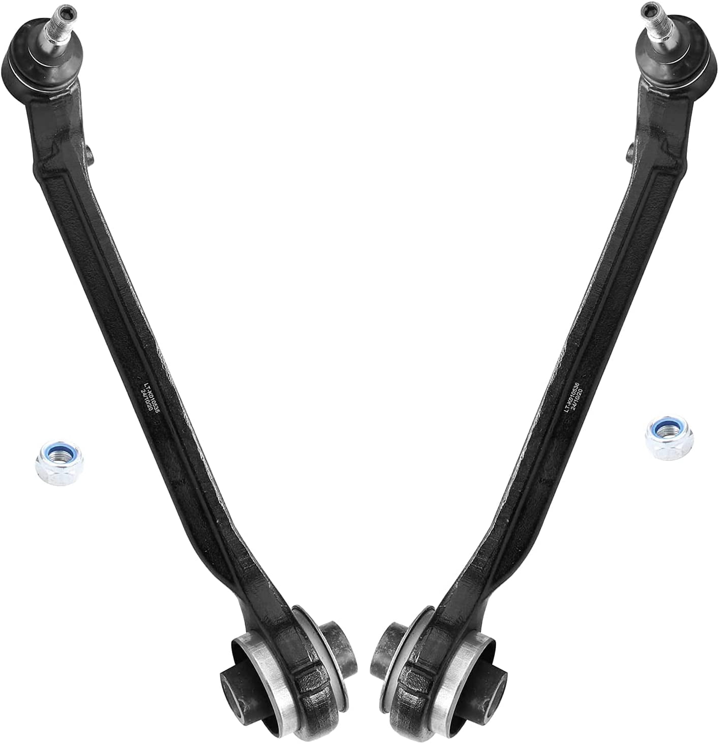 Detroit Axle - RWD Front Control Arms Kit for Chrysler 300 Dodge Charger Challenger Upper & Lower Control Arms Lower Ball Joints Replacement